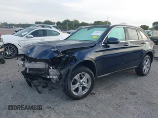 2018 Mercedes-Benz GLC with VIN WDC0G4JB4JV094465, listed as a IAAI auction lot 41869125 with 77,356 mi miles. Bid and sale history available at carsss.com. Image 2.