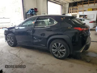 2020 Lexus UX 250h F Sport with VIN JTHR9JBH6L2021884, listed as a Copart auction lot 49072545 with 61,484 mi miles and Salvage title. Bid and sale history available at DreamBid. Image 2.