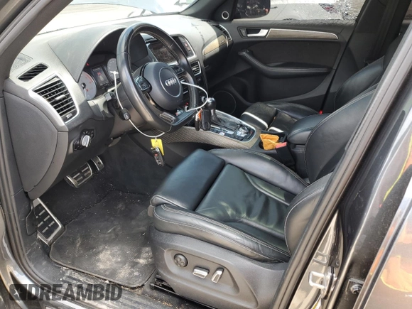 2017 Audi SQ5 Premium Plus with VIN WA1CCAFP2HA012729, listed as a Copart auction lot 55347255 with 90,468 mi miles and Salvage title. Bid and sale history available at DreamBid. Image 7.