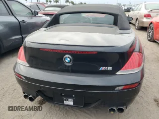 2007 BMW 6 Series M6 with VIN WBSEK93557CY78925, listed as a Copart auction lot 76518944 with 0 mi miles and Salvage Title. Bid and sale history available at carsss.com. Image 6.