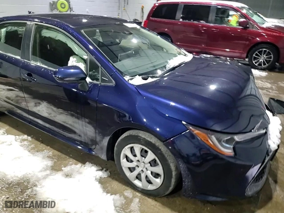 2021 Toyota Corolla LE with VIN JTDEPMAE2MJ179533, listed as a Copart auction lot 84010214 with 20,369 mi miles and Salvage Title. Bid and sale history available at carsss.com. Image 10.
