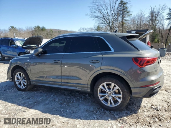 2021 Audi Q3 S line Premium Plus с VIN WA1EECF35M1056004, выставлен на аукционе Copart как лот 51042435 с пробегом 53 312 миль миль и Списание • Salvage title. История ставок и продаж доступна на DreamBid. Изображение 2.