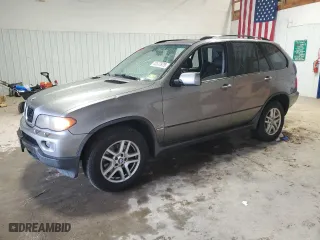 2004 BMW X5 3.0i with VIN 5UXFA13584LU37364, listed as a Copart auction lot 48637875 with 148,741 mi miles and Salvage Title. Bid and sale history available at carsss.com. Image 1.