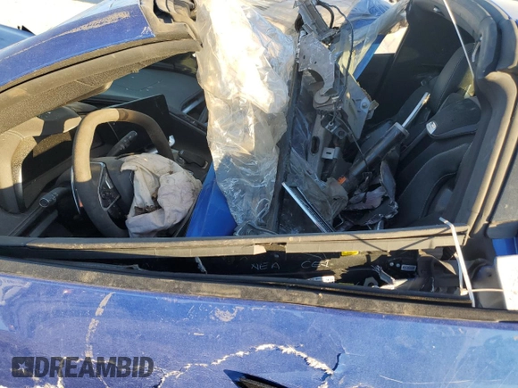 2023 Chevrolet Corvette 1LT with VIN 1G1YA2D46P5117063, listed as a Copart auction lot 80717294 with Not provided miles and Salvage title. Bid and sale history available at DreamBid. Image 7.