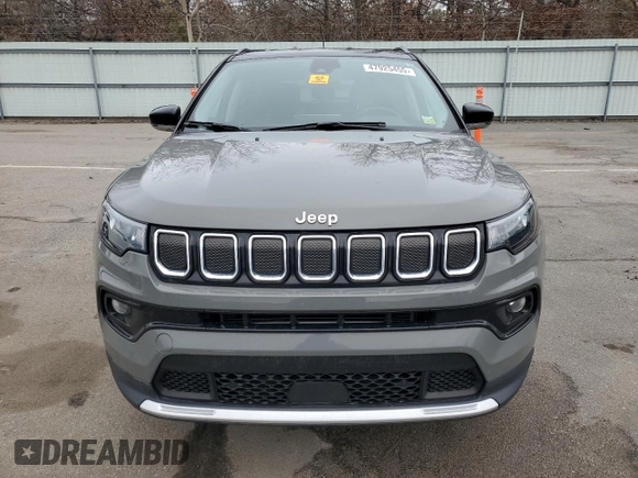2022 Jeep Compass (RED) Edition with VIN 3C4NJDCB9NT169032, listed as a Copart auction lot 47925455 with 29,915 mi miles and Salvage title. Bid and sale history available at DreamBid. Image 5.