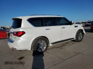 2019 Infiniti QX80 LUXE with VIN JN8AZ2NF9K9684004, listed as a Copart auction lot 51022145 with 35,454 mi miles and Salvage Title. Bid and sale history available at carsss.com. Image 3.