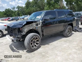 2021 Toyota 4Runner SR5 with VIN JTEMU5JR0M5851073, listed as a Copart auction lot 60277765 with 119,902 mi miles and Salvage title. Bid and sale history available at DreamBid. Image 1.