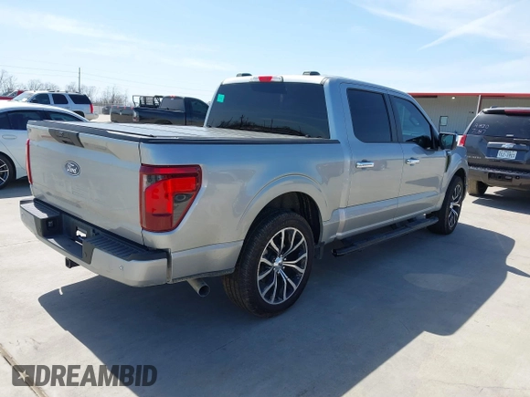 2024 Ford F-150 with VIN 1FTFW2K52RKD40023, listed as a IAAI auction lot 41731516 with 8,781 mi miles and . Bid and sale history available at DreamBid. Image 4.