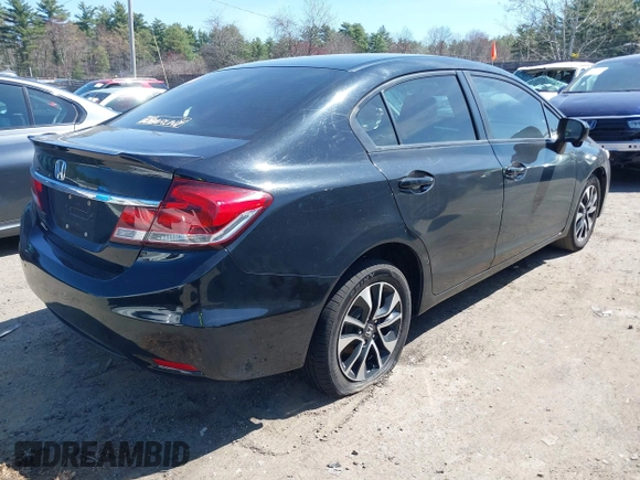 2015 Honda Civic EX with VIN 19XFB2F87FE256343, listed as a IAAI auction lot 42064764 with 133,437 mi miles and . Bid and sale history available at carsss.com. Image 4.