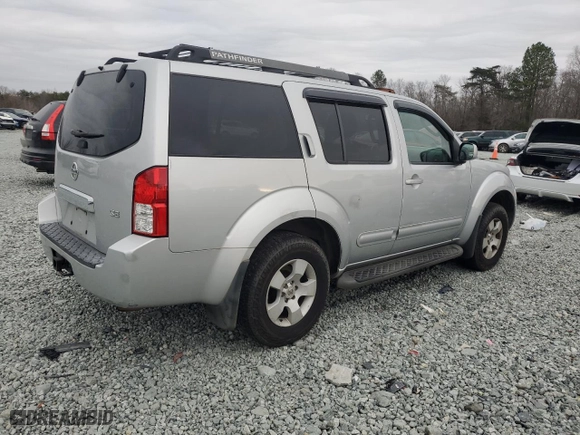 2006 Nissan Pathfinder SE with VIN 5N1AR18U36C615863, listed as a Copart auction lot 86129104 with 259,857 mi miles and Salvage Title. Bid and sale history available at carsss.com. Image 3.