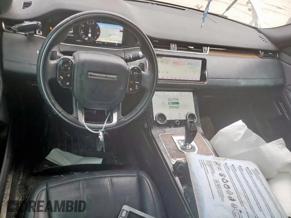 2020 Land Rover Range Rover Evoque R-Dynamic HSE with VIN SALZM2GX8LH069561, listed as a Copart auction lot 60296545 with 15,044 mi miles and Salvage title. Bid and sale history available at DreamBid. Image 8.
