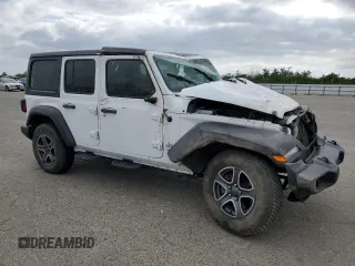 2020 Jeep Wrangler Unlimited Sport S с VIN 1C4HJXDN1LW341326, выставлен на аукционе Copart как лот 54741625 с пробегом 97 100 миль миль и Списание • Salvage title. История ставок и продаж доступна на DreamBid. Изображение 4.