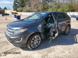 2016 Ford Edge Titanium with VIN 2FMPK4K85GBB16351, listed as a Copart auction lot 49441705 with 179,531 mi miles and Salvage Title. Bid and sale history available at carsss.com. Image 1.