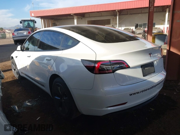 2022 Tesla Model 3 Long Range with VIN 5YJ3E1EB1NF236969, listed as a IAAI auction lot 41525117 with 24,215 mi miles and . Bid and sale history available at DreamBid. Image 3.