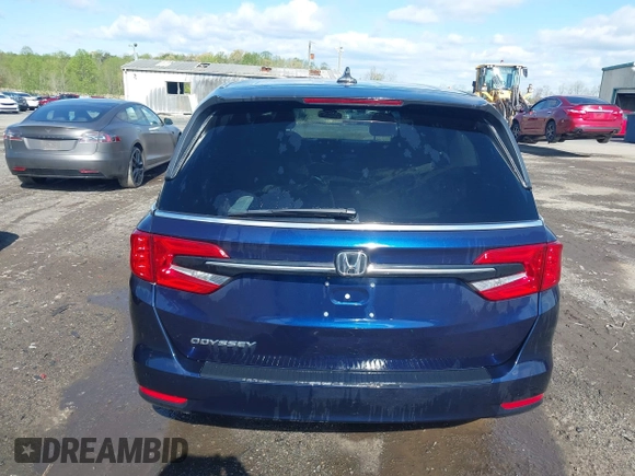 2022 Honda Odyssey EX with VIN 5FNRL6H56NB048063, listed as a IAAI auction lot 41972411 with 19,973 mi miles and . Bid and sale history available at DreamBid. Image 17.
