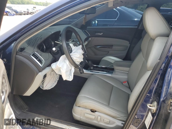 2015 Acura TLX with VIN 19UUB1F33FA022727, listed as a Copart auction lot 53667755 with 140,031 mi miles and Salvage title. Bid and sale history available at DreamBid. Image 7.