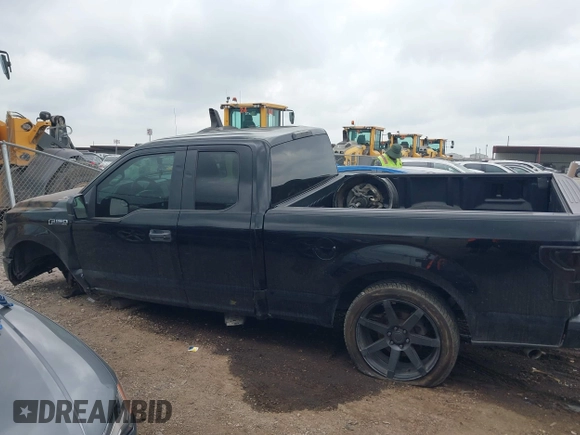 2018 Ford F-150 XL with VIN 1FTEX1EP1JKC22405, listed as a IAAI auction lot 42143837 with 111,597 mi miles and . Bid and sale history available at DreamBid. Image 15.