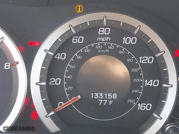 2012 Acura TSX with VIN JH4CU2F47CC027625, listed as a IAAI auction lot 37977097 with 133158 miles. Bid and sale history available at carsss.com. Image 7.