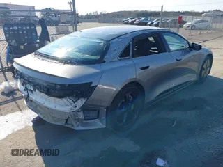 2024 Lucid Air Touring with VIN 50EA1TEA3RA001358, listed as a IAAI auction lot 41482592 with 4,811 mi miles. Bid and sale history available at carsss.com. Image 4.