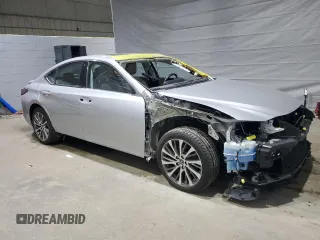 2021 Lexus ES 250 with VIN 58AD11D13MU005655, listed as a Copart auction lot 52137355 with 32,107 mi miles and Salvage title. Bid and sale history available at DreamBid. Image 4.