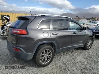 2018 Jeep Cherokee Latitude Plus with VIN 1C4PJLLX5JD612551, listed as a Copart auction lot 87692585 with 74,812 mi miles and Salvage Title. Bid and sale history available at carsss.com. Image 3.