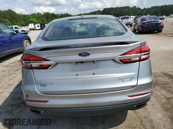 2020 Ford Fusion Titanium with VIN 3FA6P0D97LR138594, listed as a Copart auction lot 57755565 with Not provided miles and Clean title. Bid and sale history available at DreamBid. Image 6.