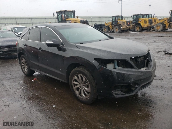 2017 Acura RDX w/Technology Pkg with VIN 5J8TB3H56HL019530, listed as a Copart auction lot 41637805 with 79,696 mi miles and Salvage Title. Bid and sale history available at carsss.com. Image 4.