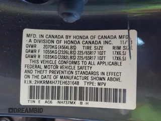 2014 Honda CR-V EX-L with VIN 2HKRM4H77EH631648, listed as a IAAI auction lot 41757229 with 91,633 mi miles. Bid and sale history available at carsss.com. Image 9.