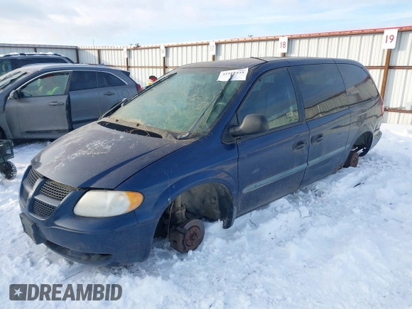 2002 Dodge Caravan SE with VIN 1B4GP24342B540997, listed as a IAAI auction lot 41515435 with 321,648 mi miles. Bid and sale history available at carsss.com. Image 2.