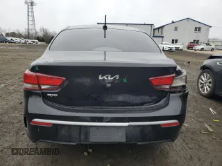 2022 Kia Rio S with VIN 3KPA24AD8NE459914, listed as a Copart auction lot 44423105 with 26,257 mi miles and Salvage Title. Bid and sale history available at carsss.com. Image 6.