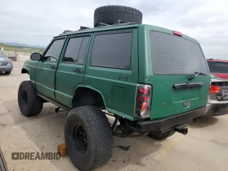 1998 Jeep Cherokee Sport with VIN 1J4FJ68SXWL210381, listed as a Copart auction lot 58398995 with 211,870 mi miles and Salvage title. Bid and sale history available at DreamBid. Image 2.