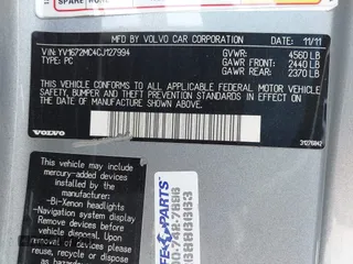 2012 Volvo C70 T5 с VIN YV1672MC4CJ127994, выставлен на аукционе IAAI как лот 42359626 с пробегом 74 423 миль миль и . История ставок и продаж доступна на DreamBid. Изображение 9.
