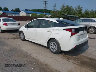 2021 Toyota Prius L Eco with VIN JTDKAMFU7M3147668, listed as a IAAI auction lot 42390394 with 80,831 mi miles and . Bid and sale history available at DreamBid. Image 3.