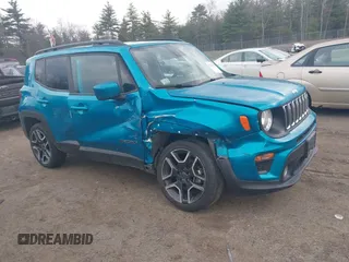 2021 Jeep Renegade Latitude z VIN ZACNJDBB2MPM72609, wystawiony jako IAAI lot #42116070 z przebiegiem 58 036 mil mil oraz . Historia ofert i sprzedaży dostępna na DreamBid. Obrazek 1.