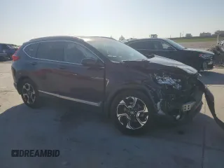 2017 Honda CR-V Touring with VIN 7FARW1H98HE022568, listed as a Copart auction lot 52231985 with 84,774 mi miles and Salvage Title. Bid and sale history available at carsss.com. Image 4.
