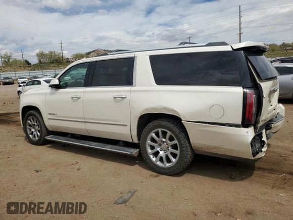 2015 GMC Yukon XL Denali with VIN 1GKS2JKJ1FR739837, listed as a Copart auction lot 54489665 with 171,270 mi miles and Clean Title. Bid and sale history available at carsss.com. Image 2.
