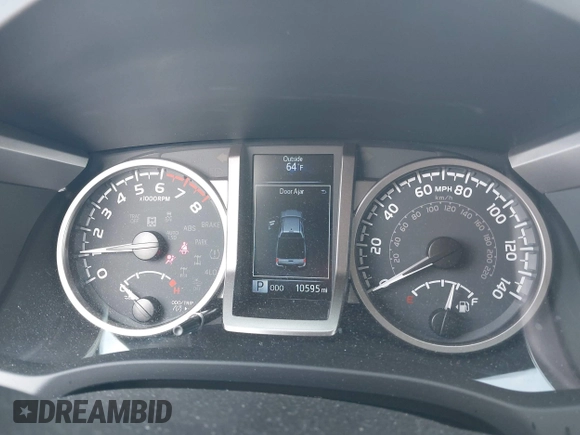 2023 Toyota Tacoma SR with VIN 3TMCZ5AN2PM642205, listed as a IAAI auction lot 42167945 with 10,595 mi miles and . Bid and sale history available at DreamBid. Image 7.