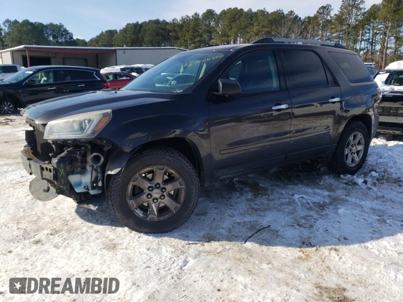 2013 GMC Acadia SLE with VIN 1GKKRNED7DJ239783, listed as a Copart auction lot 87464334 with Not Provided miles and Salvage Title. Bid and sale history available at carsss.com. Image 1.