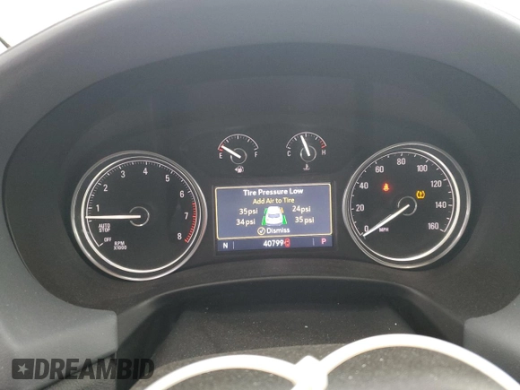 2020 Buick Enclave Essence with VIN 5GAEVAKW1LJ158247, listed as a Copart auction lot 50782825 with 40,799 mi miles and Salvage Title. Bid and sale history available at DreamBid. Image 9.
