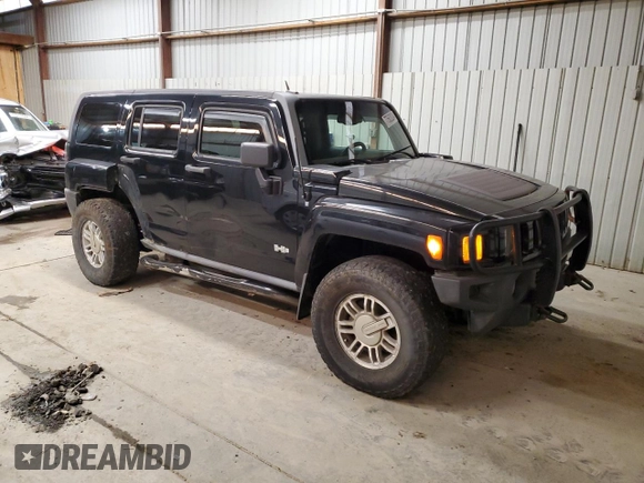 2007 Hummer H3 SUV with VIN 5GTDN13E478237997, listed as a Copart auction lot 77562024 with 171,799 mi miles and Salvage Title. Bid and sale history available at carsss.com. Image 4.