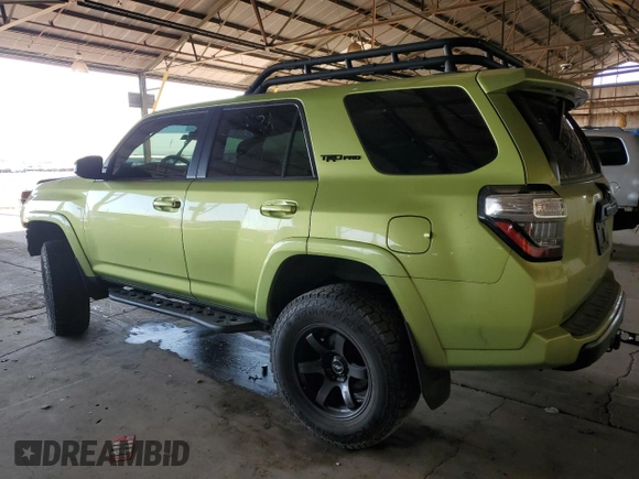 2022 Toyota 4Runner TRD Pro with VIN JTELU5JR6N5980836, listed as a Copart auction lot 63045125 with 52,714 mi miles and Salvage title. Bid and sale history available at DreamBid. Image 2.