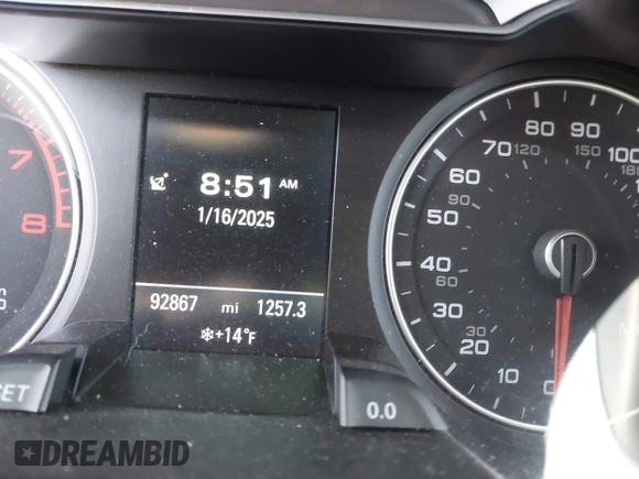 2015 Audi allroad Premium Plus with VIN WA1UFAFL8FA122156, listed as a IAAI auction lot 41345881 with 92,867 mi miles. Bid and sale history available at carsss.com. Image 15.