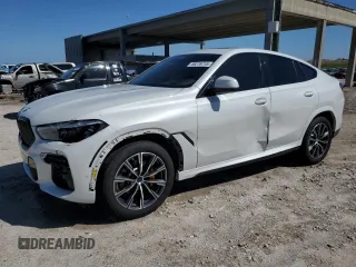2022 BMW X6 xDrive40i with VIN 5UXCY6C06N9J13344, listed as a Copart auction lot 49278715 with 83,632 mi miles and Clean Title. Bid and sale history available at carsss.com. Image 1.