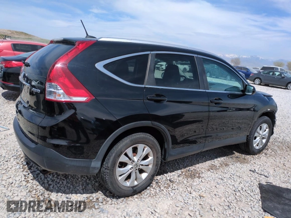 2014 Honda CR-V EX-L with VIN 5J6RM4H79EL009333, listed as a Copart auction lot 53100335 with 103,466 mi miles and Salvage Title. Bid and sale history available at carsss.com. Image 3.