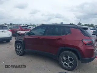 2022 Jeep Compass Trailhawk with VIN 3C4NJDDB3NT203092, listed as a IAAI auction lot 42017373 with Not provided miles and . Bid and sale history available at DreamBid. Image 15.