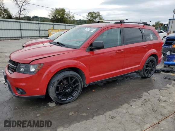 2015 Dodge Journey SXT with VIN 3C4PDCCG3FT518628, listed as a Copart auction lot 71271624 with 97,386 mi miles and Salvage title. Bid and sale history available at DreamBid. Image 1.