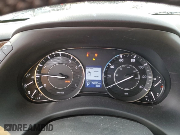 2017 Nissan Armada Platinum with VIN JN8AY2NE7H9703152, listed as a Copart auction lot 46479295 with 172,895 mi miles and Salvage Title. Bid and sale history available at carsss.com. Image 9.