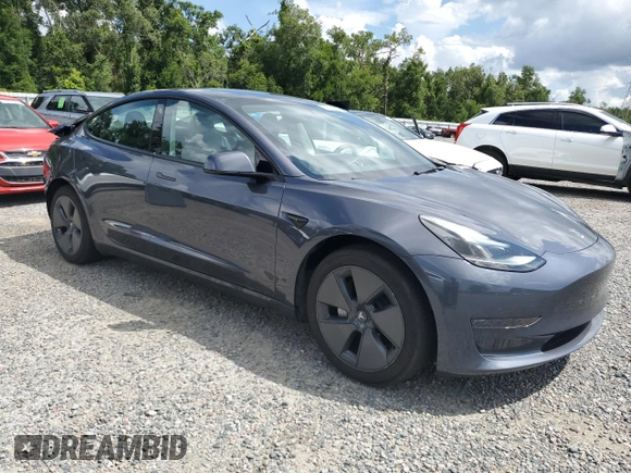 2023 Tesla Model 3 с VIN 5YJ3E1EA7PF672543, выставлен на аукционе Copart как лот 60965665 с пробегом 8 370 миль миль и Списание • Salvage title. История ставок и продаж доступна на DreamBid. Изображение 4.