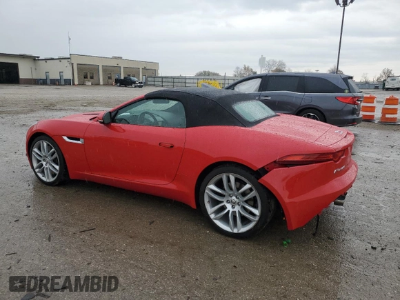 2014 Jaguar F-Type S with VIN SAJWA6FC4E8K03754, listed as a Copart auction lot 79201214 with 35,093 mi miles and Salvage Title. Bid and sale history available at DreamBid. Image 2.