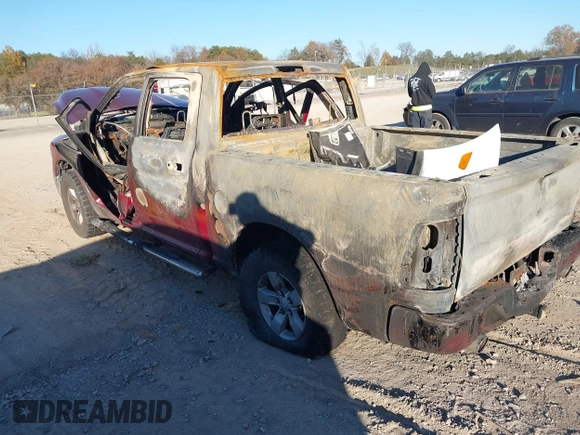 2014 Ram 1500 Express with VIN 1C6RR7KT4ES130556, listed as a IAAI auction lot 41023338 with 1 mi miles. Bid and sale history available at carsss.com. Image 3.
